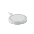 Draadloze oplader, verlicht tijdens het laden, wit