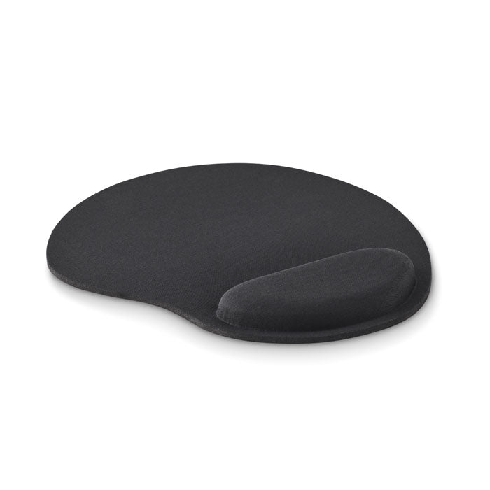 Ergonomische muismat met polssteun, zwart
