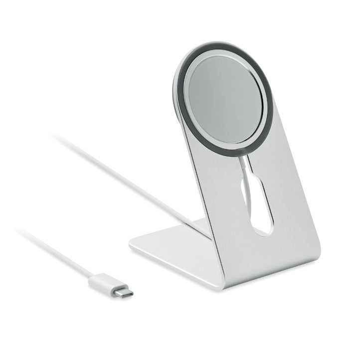 Magnetische snellader, 15W, mat zilver