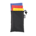 Set van 3 fitnessbanden in etui, zwart