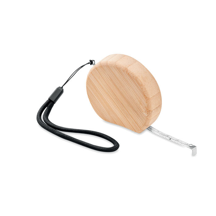 Meetlint 2 meter met bamboe behuizing, hout