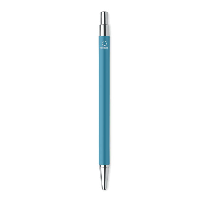 Balpen van gerecycled aluminium, turquoise