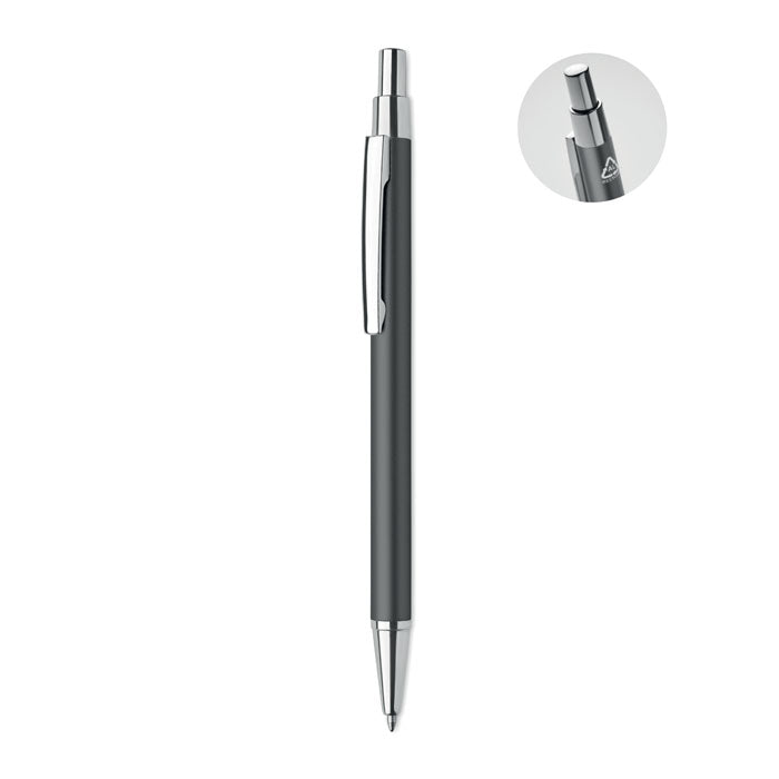 Balpen van gerecycled aluminium, titanium