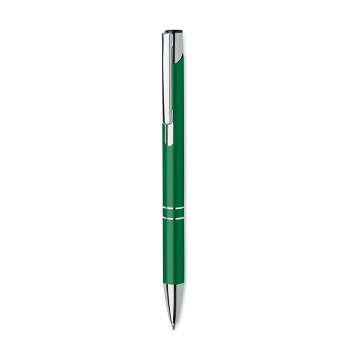 Balpen van gerecycled aluminium, slank model, groen