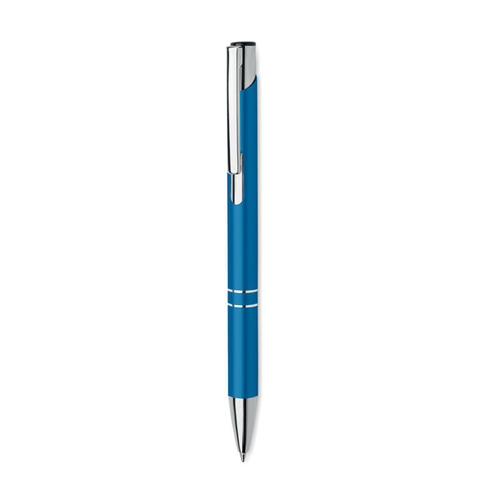 Balpen van gerecycled aluminium, slank model, turquoise