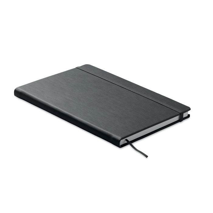 Notitieboek A5 met harde kaft, 200 pagina's, zwart