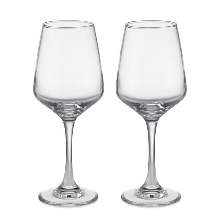 Wijnglazen, set van 2, transparant