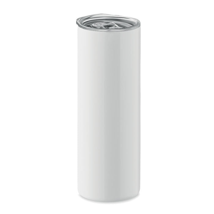 Thermobeker 590 ml met drinkdop, wit
