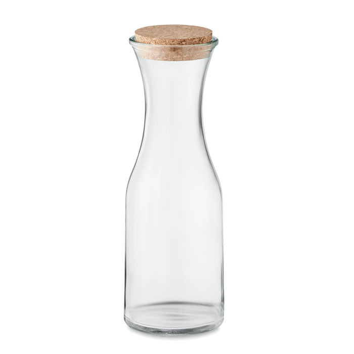 Karaf 1 liter van gerecycled glas, transparant