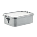 Lunchbox 1200 ml van roestvrij staal, mat zilver