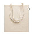 Boodschappentas van gerecycled katoen, beige