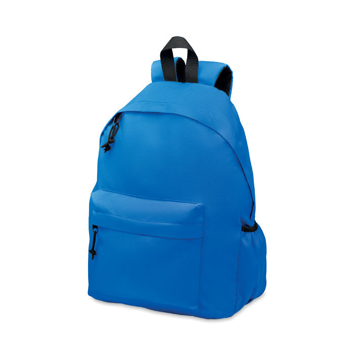 Rugzak met flessenvak, gewatteerde rug, royal blauw