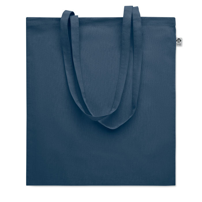 Boodschappentas van biologisch katoen, blauw