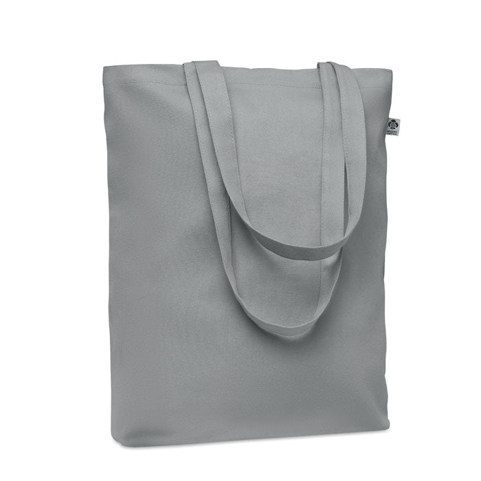 Boodschappentas van organisch canvas, grijs