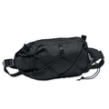 Heuptas van gerecycled polyester, zwart