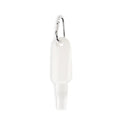 Zonnebrandspray SPF25 met karabijnhaak, wit