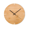 Wandklok van bamboe, hout