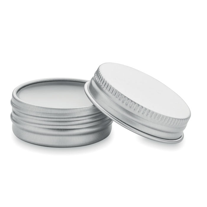Lippenbalsem SPF10 in aluminium blikje, wit