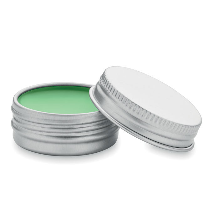 Lippenbalsem SPF10 in aluminium blikje, groen