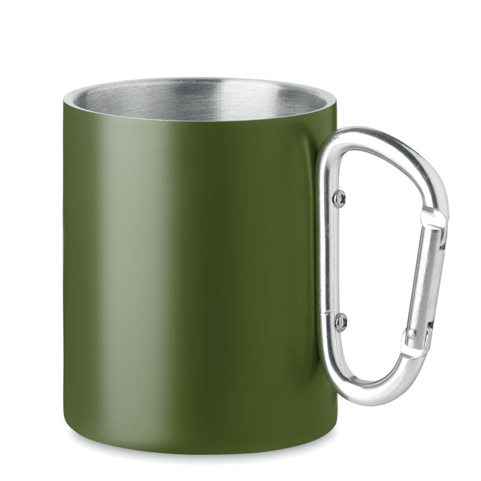 Thermomok 300 ml met karabijnhaak, donker marinegroen