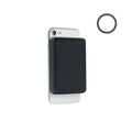 Magnetische powerbank met draadloos opladen, zwart