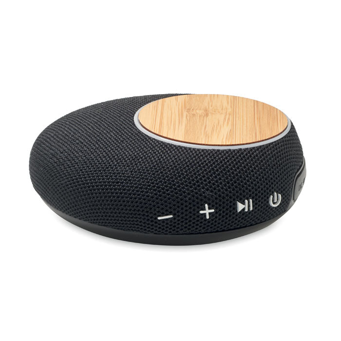 Speaker met ingebouwde draadloze oplader, zwart