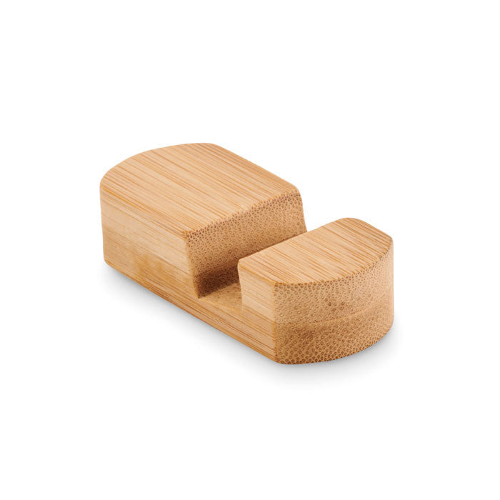 Mini telefoonhouder van bamboe, hout
