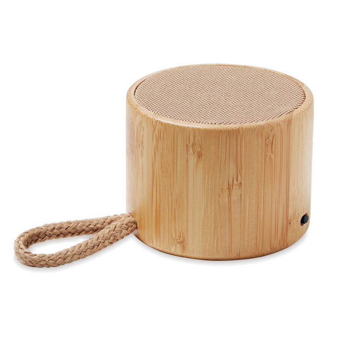 Draadloze speaker met bamboe behuizing, hout