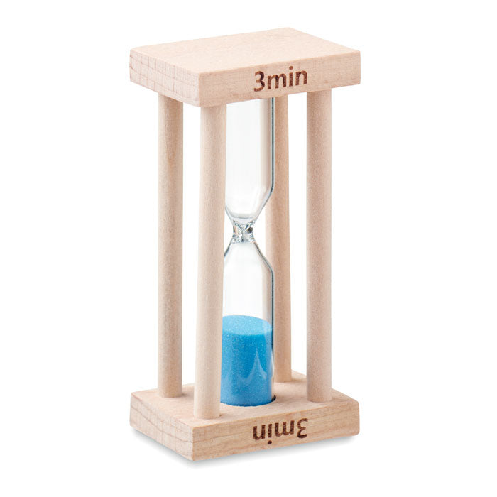 Houten zandloper, ca. 3 minuten, hout