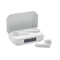 Draadloze oordopjes met oplaadstation, wit