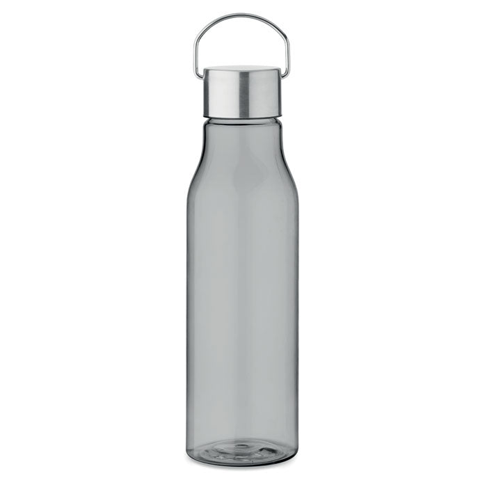 Drinkfles 600 ml van gerecycled RPET, transparant grijs