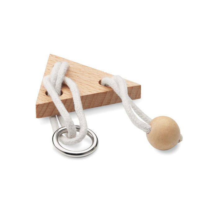 Breinbreker puzzel in driehoekvorm, hout, hout