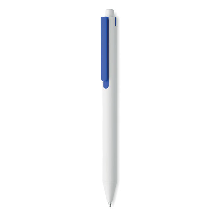 Balpen met drukknop van gerecycled ABS, blauw