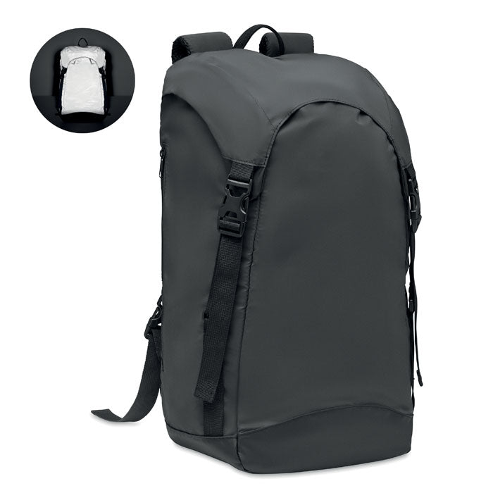 Outdoor rugzak met laptopvak, waterafstotend, zwart