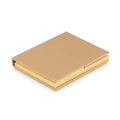 Memoblokset met gekleurde paginalabels, beige