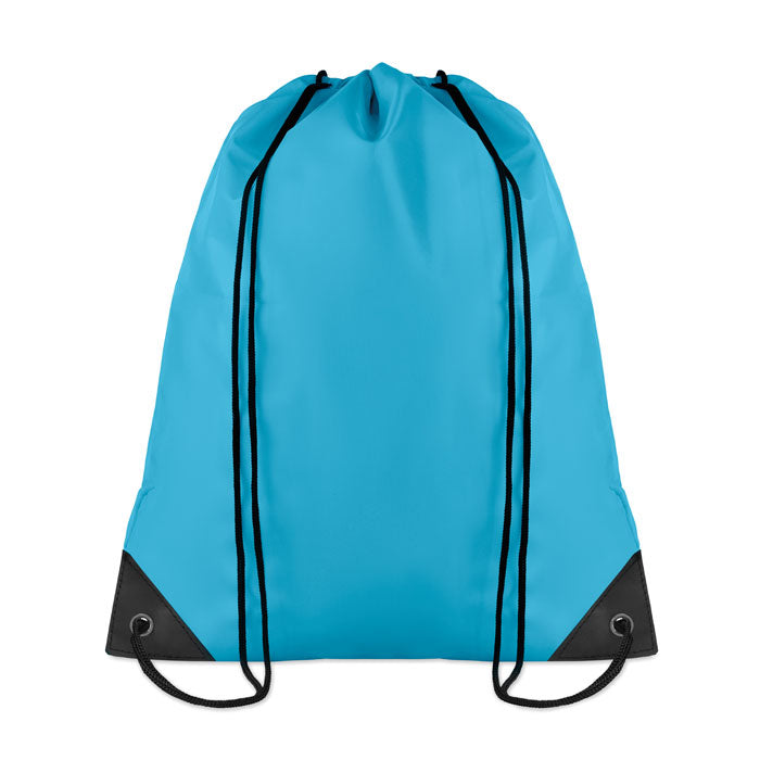 Rugzakje met koord, turquoise