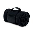 Fleece deken, 150x120 cm, zwart