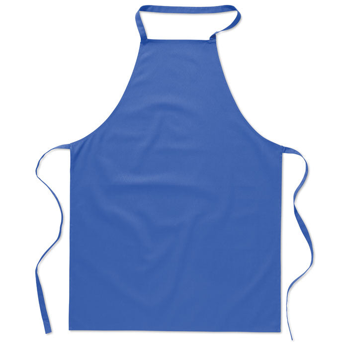 Keukenschort van katoen, royal blauw