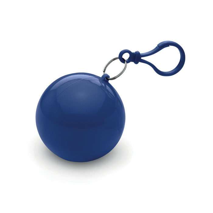 Regenponcho in bal, blauw