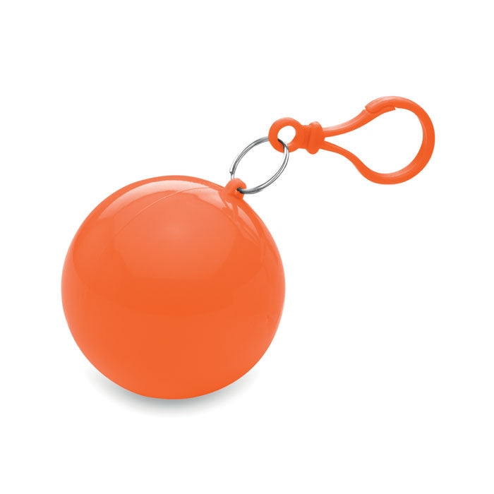 Regenponcho in bal, oranje