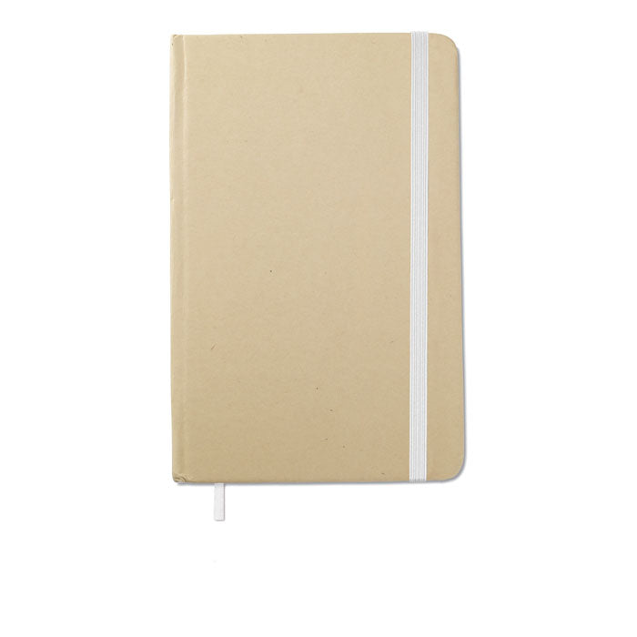 A6 notitieboek met gerecyclede kaft, wit