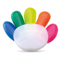 Markeerstiften set in handvorm, 5 kleuren, multicolour