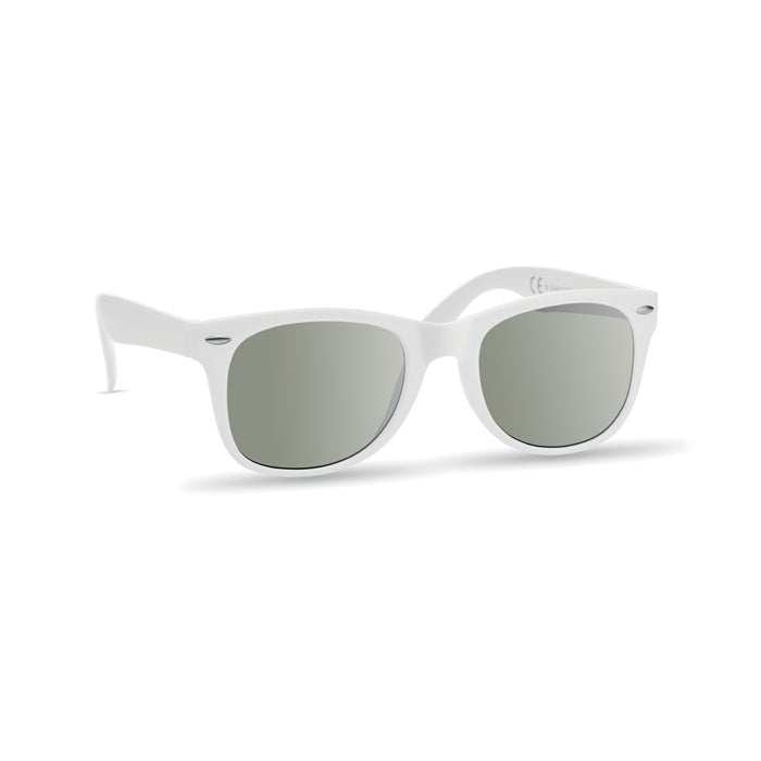 Klassieke zonnebril met UV400-bescherming, wit