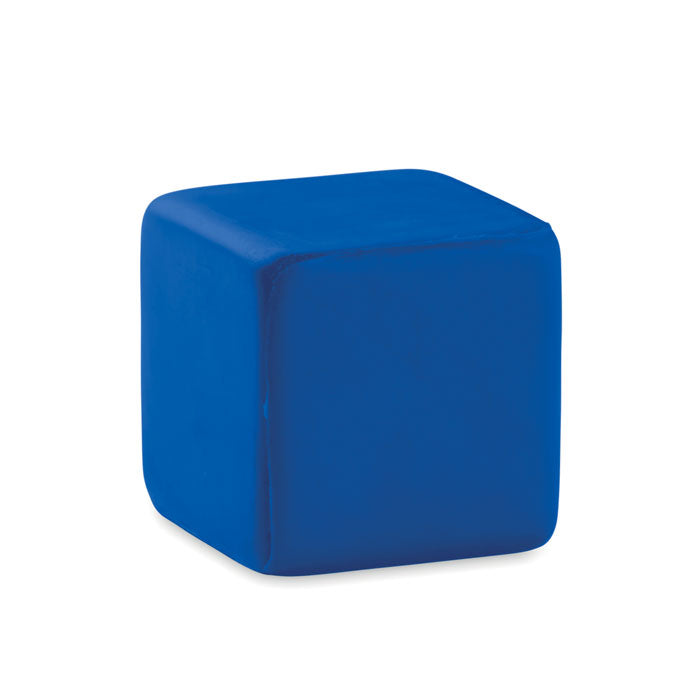 Anti-stressblokje, vierkant, blauw