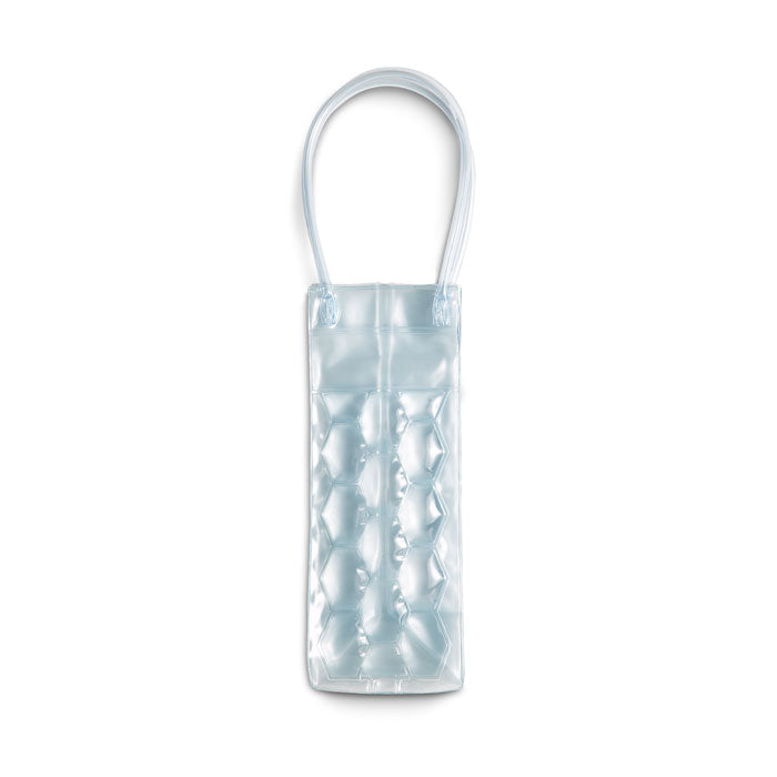 Transparante koeltas voor 1 fles, transparant