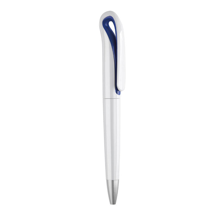 Balpen met draaimechanisme, ABS, blauw