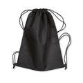 Rugzak met koord, non-woven, zwart