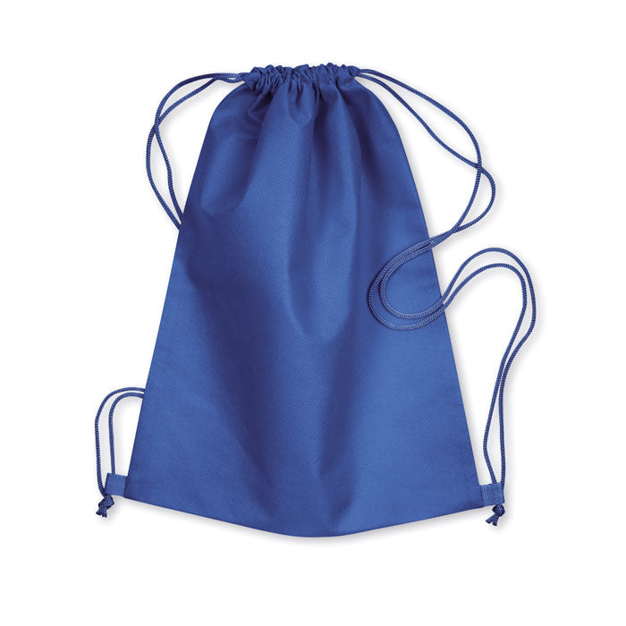 Rugzak met koord, non-woven, blauw