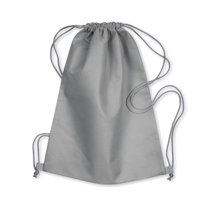 Rugzak met koord, non-woven, grijs