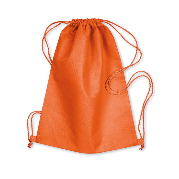 Rugzak met koord, non-woven, oranje